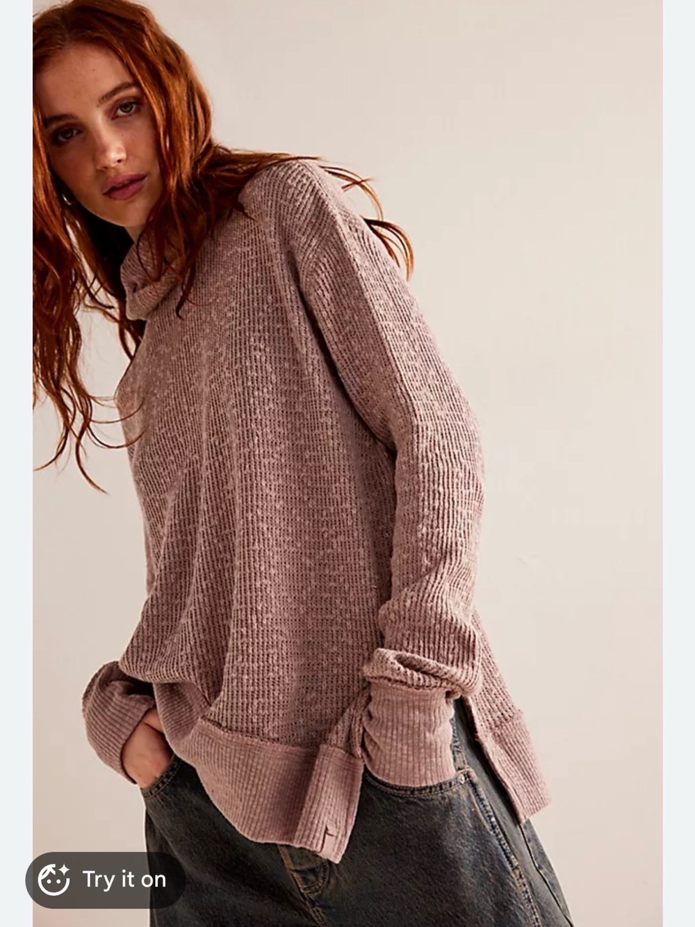 Free People NWT Tommy Turtleneck - size Medium